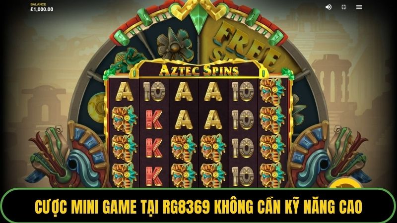 Cược mini game tại RG8369 không cần kỹ năng cao
