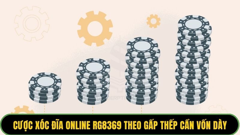 Cược xóc đĩa online RG8369 theo gấp thếp cần vốn dày
