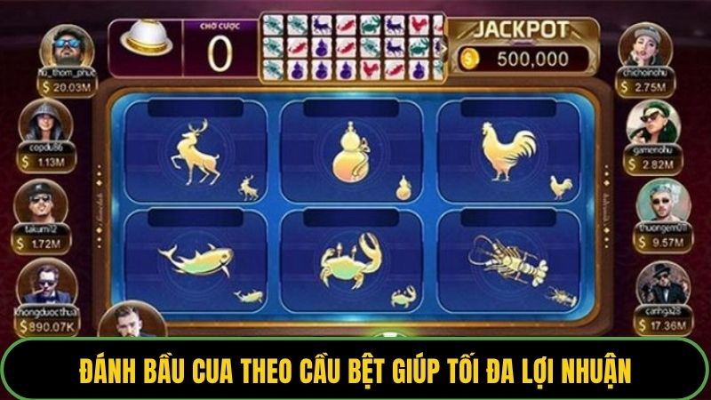 Đánh bầu cua theo cầu bệt giúp tối đa lợi nhuận