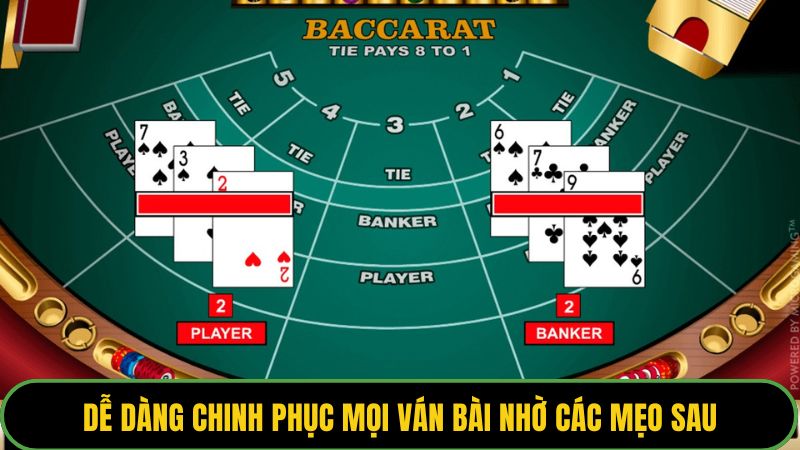 Dễ dàng chinh phục mọi ván bài nhờ các mẹo sau