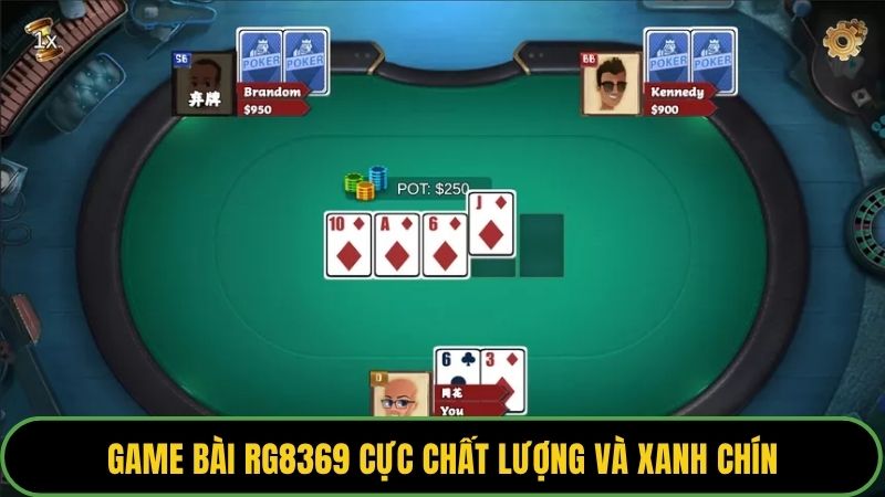 Game bài Rg8369 cực chất lượng và xanh chín