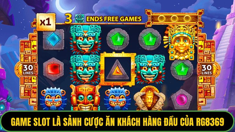 Game slot là sảnh cược ăn khách hàng đầu của Rg8369
