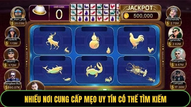 Nhiều nơi cung cấp mẹo uy tín mà bất kỳ ai cũng có thể tìm kiếm